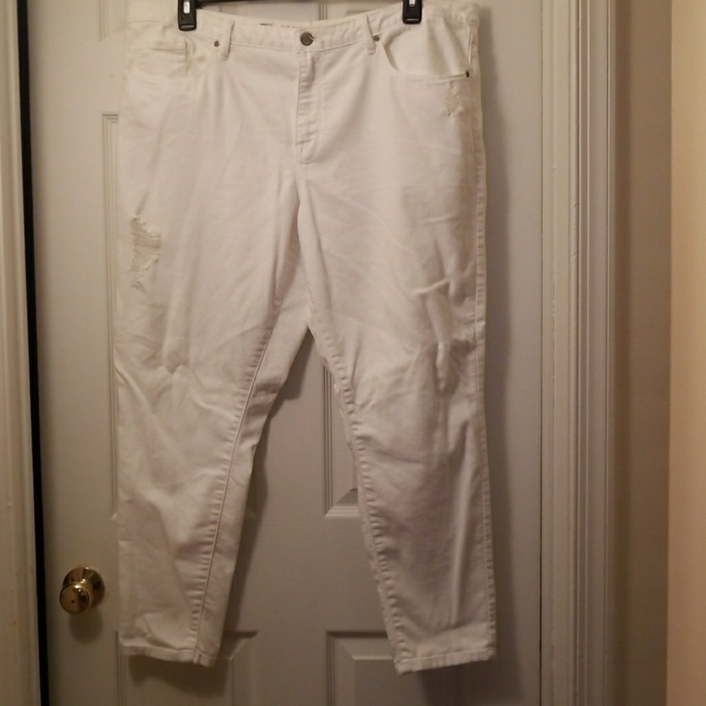 High waist skinny jeans